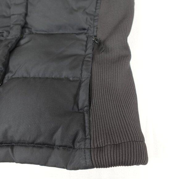 GAP Down Puffer Vest Women's XS Stretchy Ribbed Sides Outdoor Casual - Picture 2 of 8